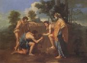 Nicolas Poussin The Shepherds of Arcadia (mk05) oil painting reproduction